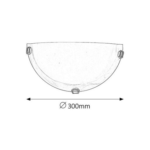 Rábalux Alabastro Beltéri lámpa  E27 1x MAX 60 - RAB3001