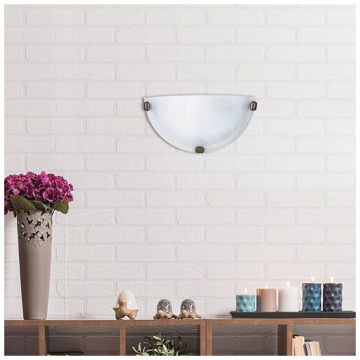Rábalux Alabastro Fali lámpa E27 1x MAX 60W IP20 fehér alabástrom üveg RAB3003