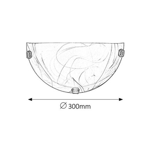 Rábalux Alabastro Beltéri lámpa  E27 1x MAX 60 - RAB3053