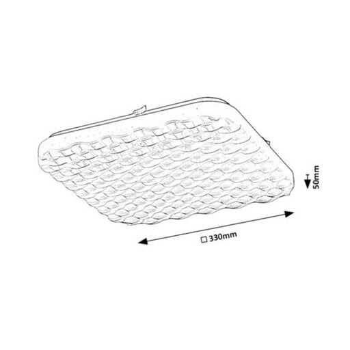 Rábalux Eldrick Beltéri lámpa természetes fehér LED 24 - RAB3086