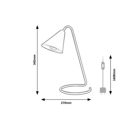 Rábalux Monty Beltéri lámpa  E14 1x MAX 40 - RAB3088