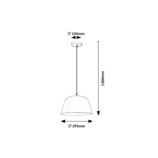 Rábalux Malia Beltéri lámpa  E27 1x MAX 60 - RAB3095
