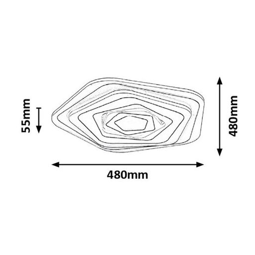 Rábalux Taneli Beltéri lámpa változtatható LED 54 - RAB3098