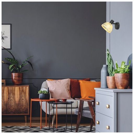 Rábalux Rattan Beltéri lámpa  E14 1x MAX 15 - RAB3133