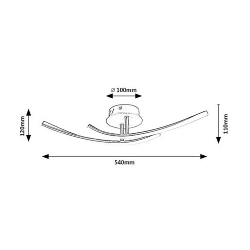 Rábalux Tatjana Beltéri lámpa természetes fehér LED 15 - RAB3143