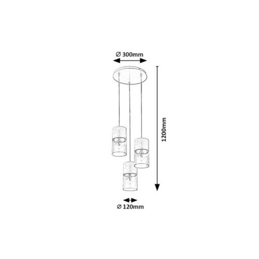 Rábalux Zelkova Beltéri lámpa  E27 3x MAX 40 - RAB3155