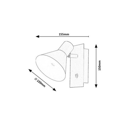Rábalux Alvaro Beltéri lámpa  E14 1x MAX 40 - RAB3157