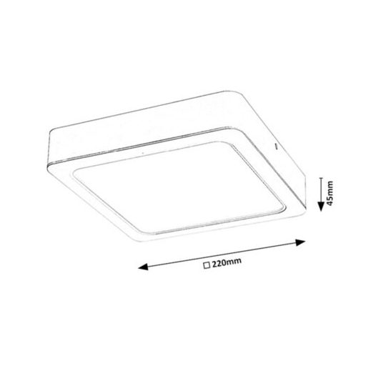 Rábalux Shaun Beltéri lámpa természetes fehér LED 24 - RAB3176