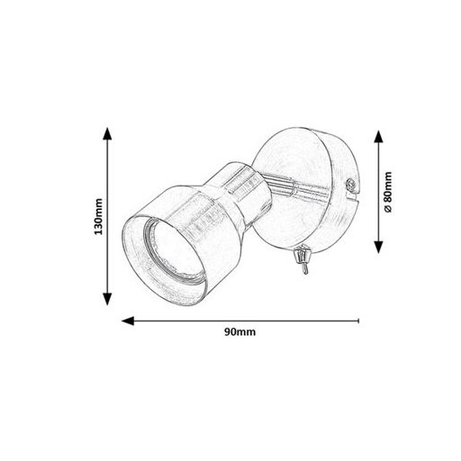 Rábalux Blake Beltéri lámpa  GU10 1x MAX 50 - RAB3183