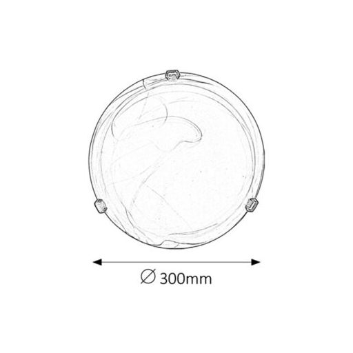 Rábalux Alabastro Beltéri lámpa  E27 1x MAX 60 - RAB3253