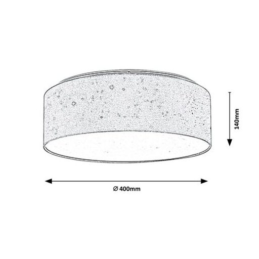 Rábalux Otilia Beltéri lámpa meleg fehér LED 22 - RAB3307