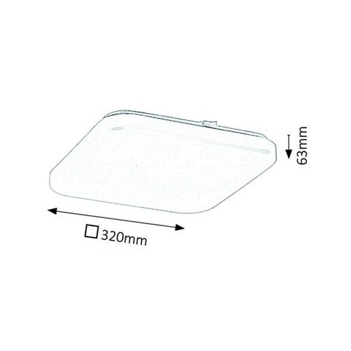 Rábalux Rob Beltéri lámpa meleg fehér LED 32 - RAB3344