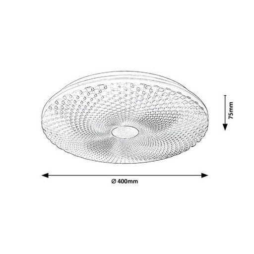 Rábalux Galeti Beltéri lámpa természetes fehér LED 24 - RAB3440