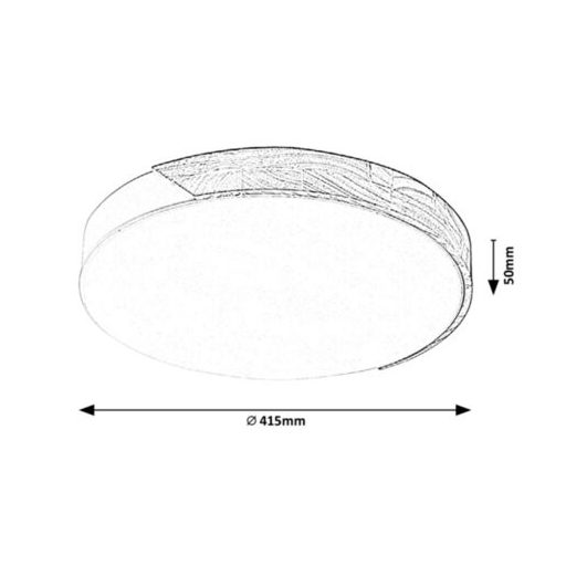Rábalux Maple Beltéri lámpa természetes fehér LED 24 - RAB3528