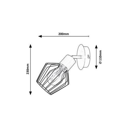 Rábalux Belano Beltéri lámpa  E27 1x MAX 40 - RAB3534
