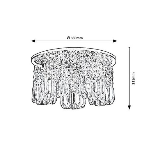 Rábalux Rosanna Beltéri lámpa  G9 5x MAX 40 - RAB3570