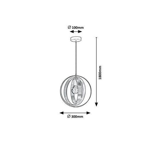 Rábalux Harlow Beltéri lámpa  E27 1x MAX 60 - RAB3607