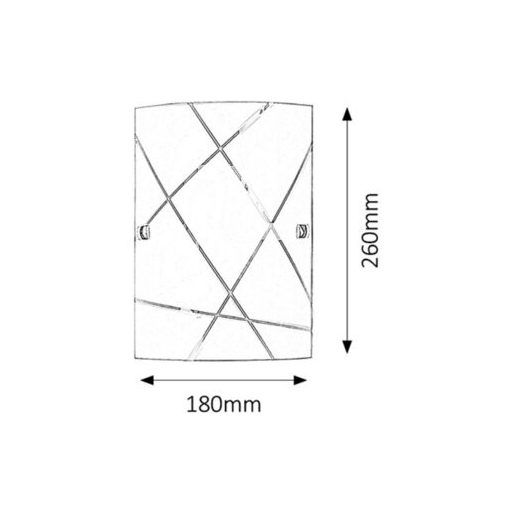 Rábalux Phaedra Fali lámpa E27 1x MAX 60W IP20 fehér RAB3697