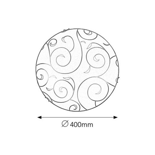 Rábalux Harmony Lux Beltéri lámpa  E27 2x MAX 60 - RAB3853