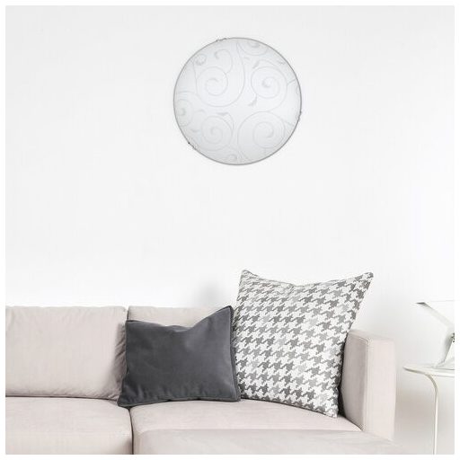 Rábalux Harmony Lux Mennyezeti lámpa E27 2x MAX 60W IP20 króm köröm RAB3853