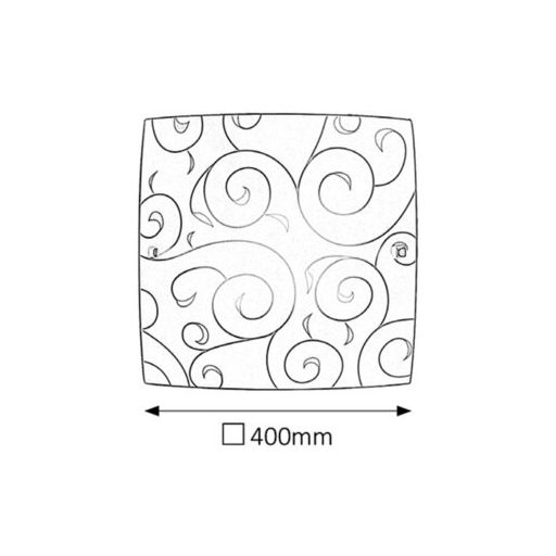 Rábalux Harmony Lux Mennyezeti lámpa E27 2x MAX 60W IP20 fehér mintás RAB3855
