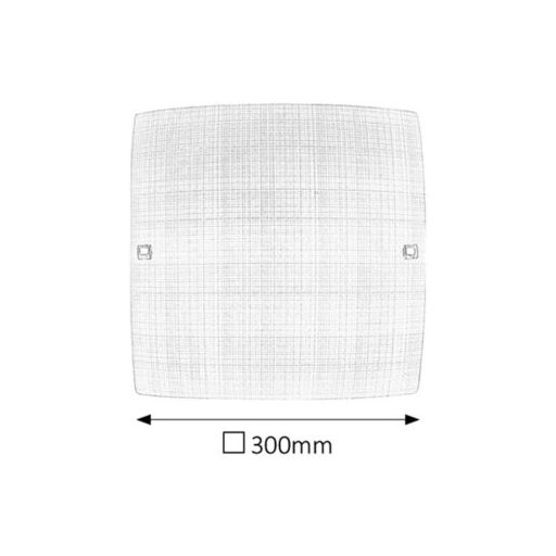 Rábalux Scottie Mennyezeti lámpa E27 1x MAX 60W IP20 fehér mintás RAB3888