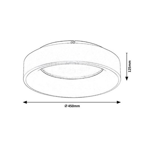 Rábalux Adeline Beltéri lámpa változtatható LED 24 - RAB3928