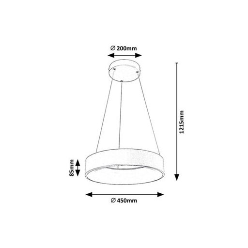 Rábalux Adeline Beltéri lámpa változtatható LED 24 - RAB3929