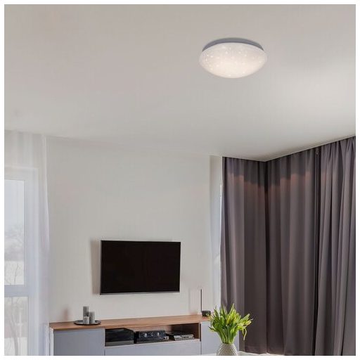 Rábalux Lucas Mennyezeti lámpa LED 12W csillogó effekt 4000K IP20 fehér RAB3936