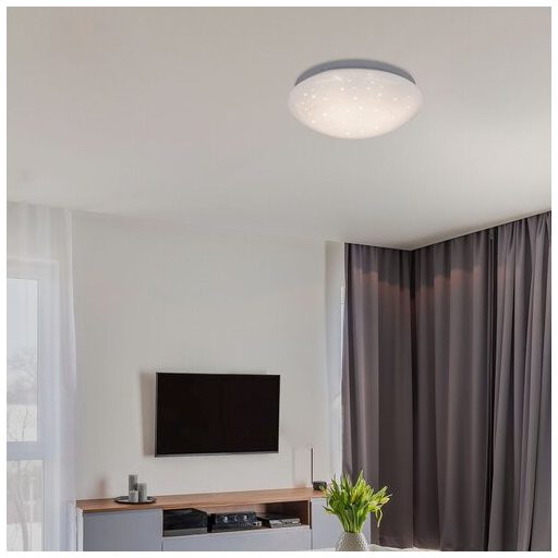Rábalux Lucas Mennyezeti lámpa LED 18W csillogó effekt 4000K IP20 fehér RAB3937