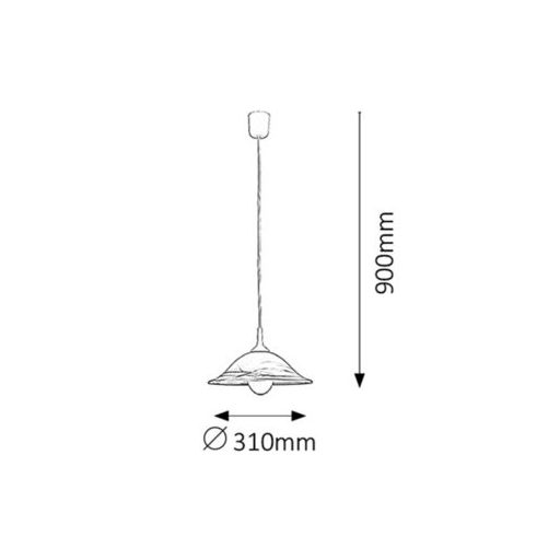 Rábalux Alabastro Függeszték E27 1x MAX 60W IP20 tabaco alabástrom RAB3955