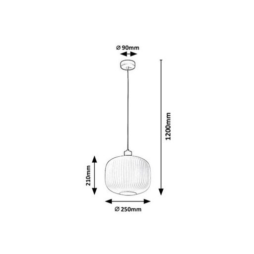 Rábalux Soraya Beltéri lámpa  E27 1x MAX 60 - RAB3970