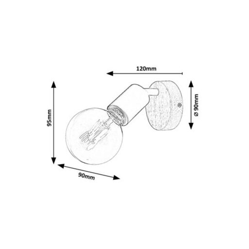 Rábalux Pablo Beltéri lámpa  E27 1x MAX 40 - RAB3976