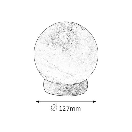 Rábalux Ozone Dekor lámpa E14 1x MAX 15W vezetékes kapcsolóval 2700K IP20 narancs RAB4093