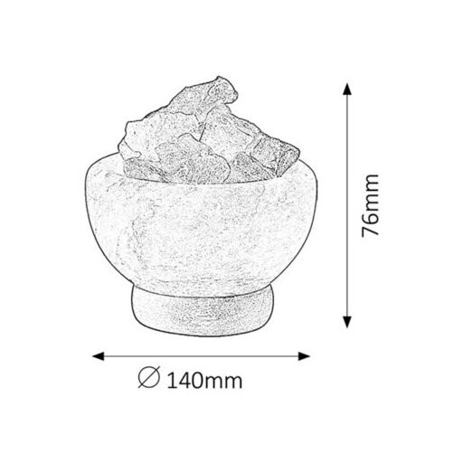 Rábalux Fuji Beltéri lámpa meleg fehér E14 1x MAX 15 - RAB4097