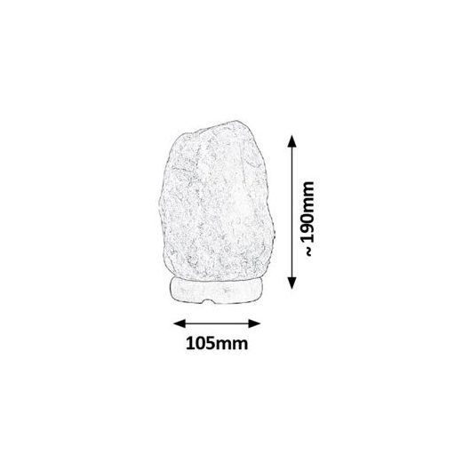 Rábalux Rock Dekor lámpa E14 1x MAX 15W vezetékes kapcsolóval 2700K IP20 narancs RAB4120