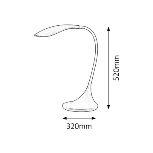 Rábalux Dominic Beltéri lámpa meleg fehér LED 5,3 - RAB4167