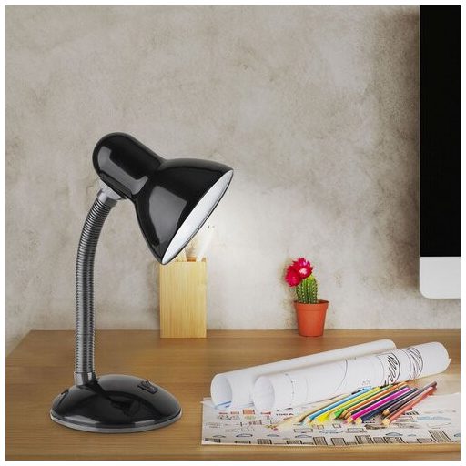 Rábalux Dylan Asztali lámpa E27 1x MAX 40W kapcsolóval - IP20 fekete RAB4169