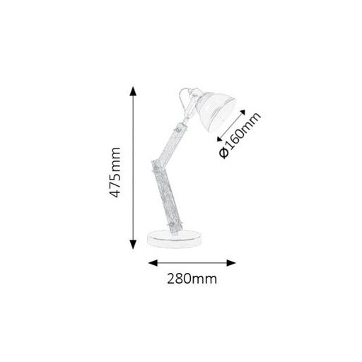 Rábalux Aksel Beltéri lámpa  E14 1x MAX 15 - RAB4199