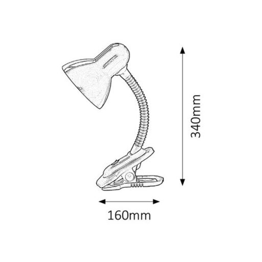 Rábalux Dennis Beltéri lámpa  E27 1x MAX 40 - RAB4259