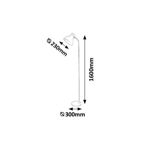 Rábalux Derek Beltéri lámpa  E27 1x MAX 25 - RAB4329