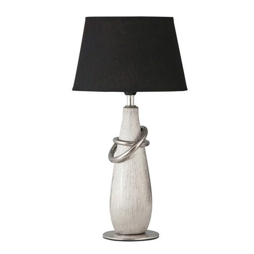 Rábalux Evelyn Éjjeli lámpa E14 1x MAX 40W vezetékes kapcsolóval IP20 ezüst RAB4372