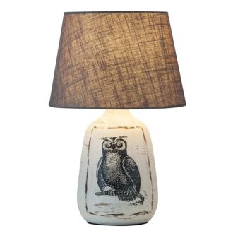   Rábalux Dora Éjjeli lámpa E27 1x MAX 40W vezetékes kapcsolóval IP20 fehér RAB4373