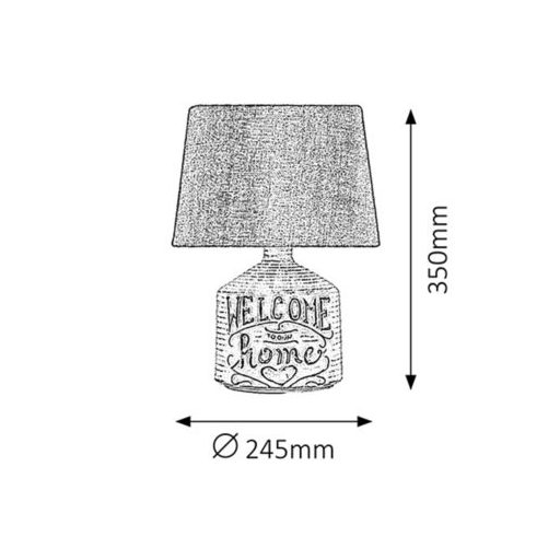 Rábalux Petra Beltéri lámpa  E14 1x MAX 40 - RAB4386