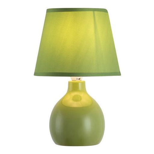 Rábalux Ingrid Éjjeli lámpa E14 1x MAX 40W kapcsolóval IP20 zöld RAB4477