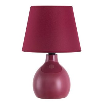   Rábalux Ingrid Éjjeli lámpa E14 1x MAX 40W kapcsolóval IP20 bordó RAB4478