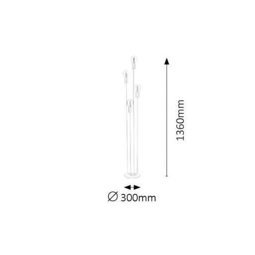 Rábalux Lanny Beltéri lámpa  E27 4x MAX 15 - RAB4561