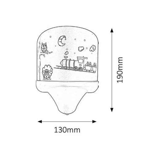 Rábalux Shepherd Beltéri lámpa meleg fehér E14 1x MAX 7 - RAB4569