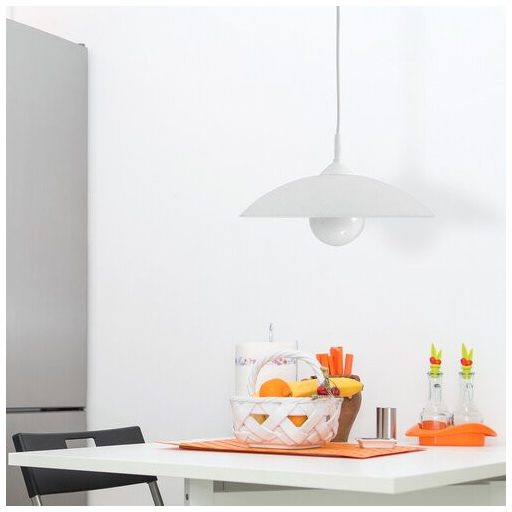 Rábalux Cupola range Függeszték E27 1x MAX 60W IP20 fehér RAB4615
