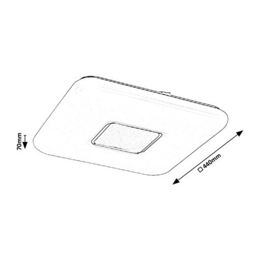 Rábalux Tayla Beltéri lámpa változtatható LED 72 - RAB4634